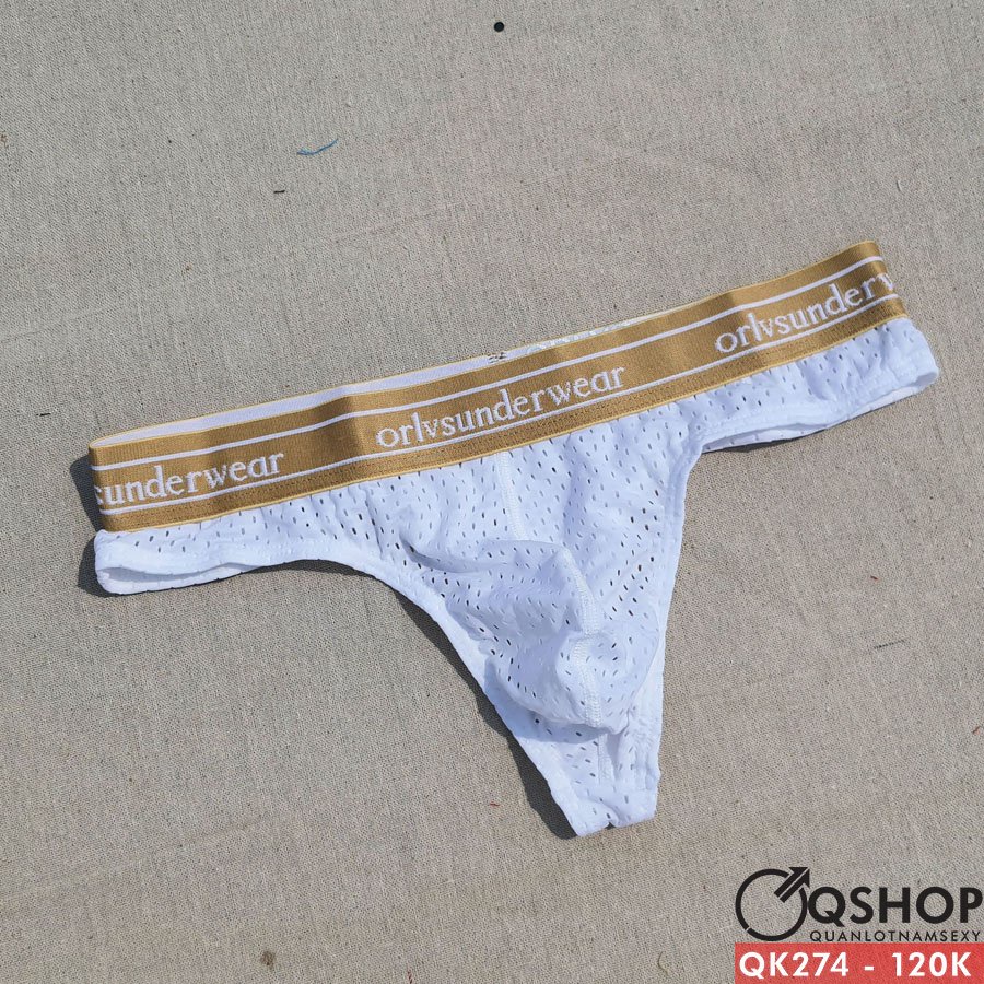 [SALE] SIZE XL - Quần lót lọt khe nam thun lưới lỗ QSHOP QK274