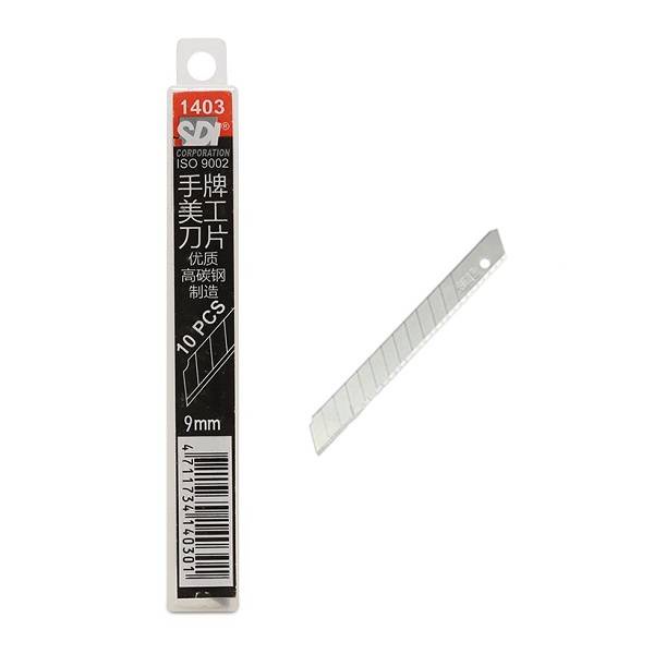 Lưỡi dao rọc giấy nhỏ SDI, chính hãng ( hộp 10 lưỡi ) . Do VPP Hiếu Cường cung cấp