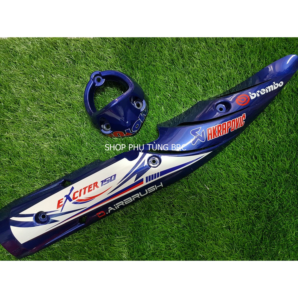 Bộ ốp pô và đuôi pô xe EXCITER 150 .