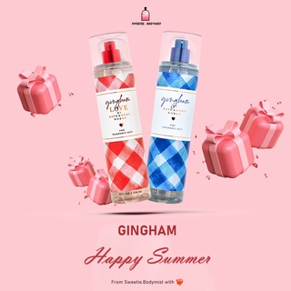 Sản Phẩm Tắm Dưỡng Xịt Thơm Toàn Thân Bath & Body Works - Gingham
