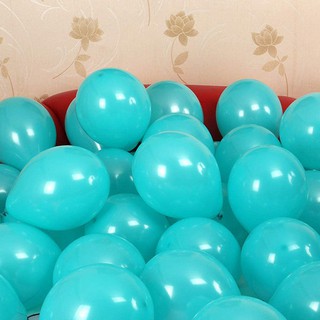 Bóng bay cao su 12 inch màu xanh ngọc màu xanh Tiffany, gói 20