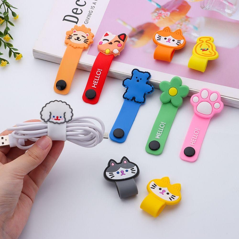 1 Dụng Cụ Quấn Dây Cáp Bằng Silicone Tiện Dụng