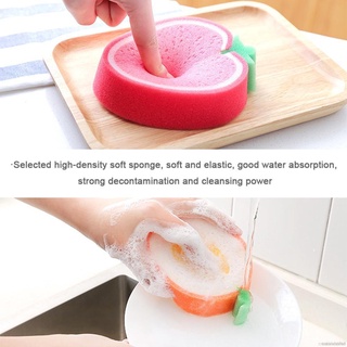 Miếng Xốp Rửa Chén Hình Trái Cây Dễ Thương