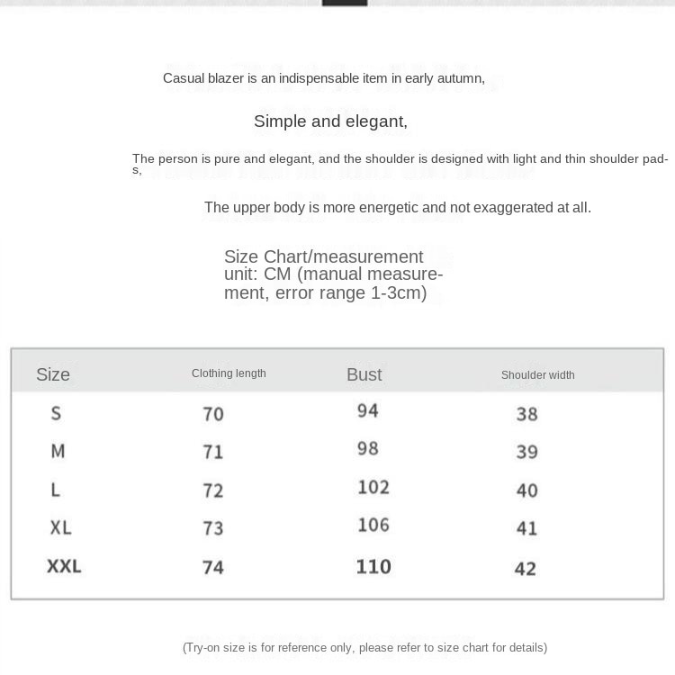 Áo khoác blazer màu đen dáng rộng thời trang mùa đông Hàn Quốc cho nữ | BigBuy360 - bigbuy360.vn