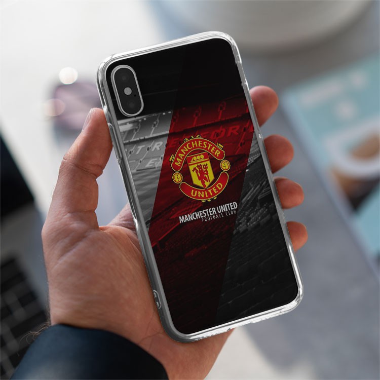 Ốp lưng logo MUFC Old Trafford cho Iphone 5 6 7 8 Plus 11 12 Pro Max X Xr MAN20210030