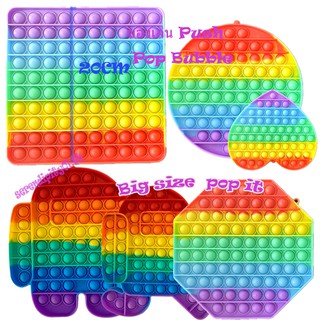 Đồ chơi bóp bong bóng kiểu dáng Among Us/ kỳ lân màu sắc cầu vồng đẹp mắt giúp giảm căng thẳng