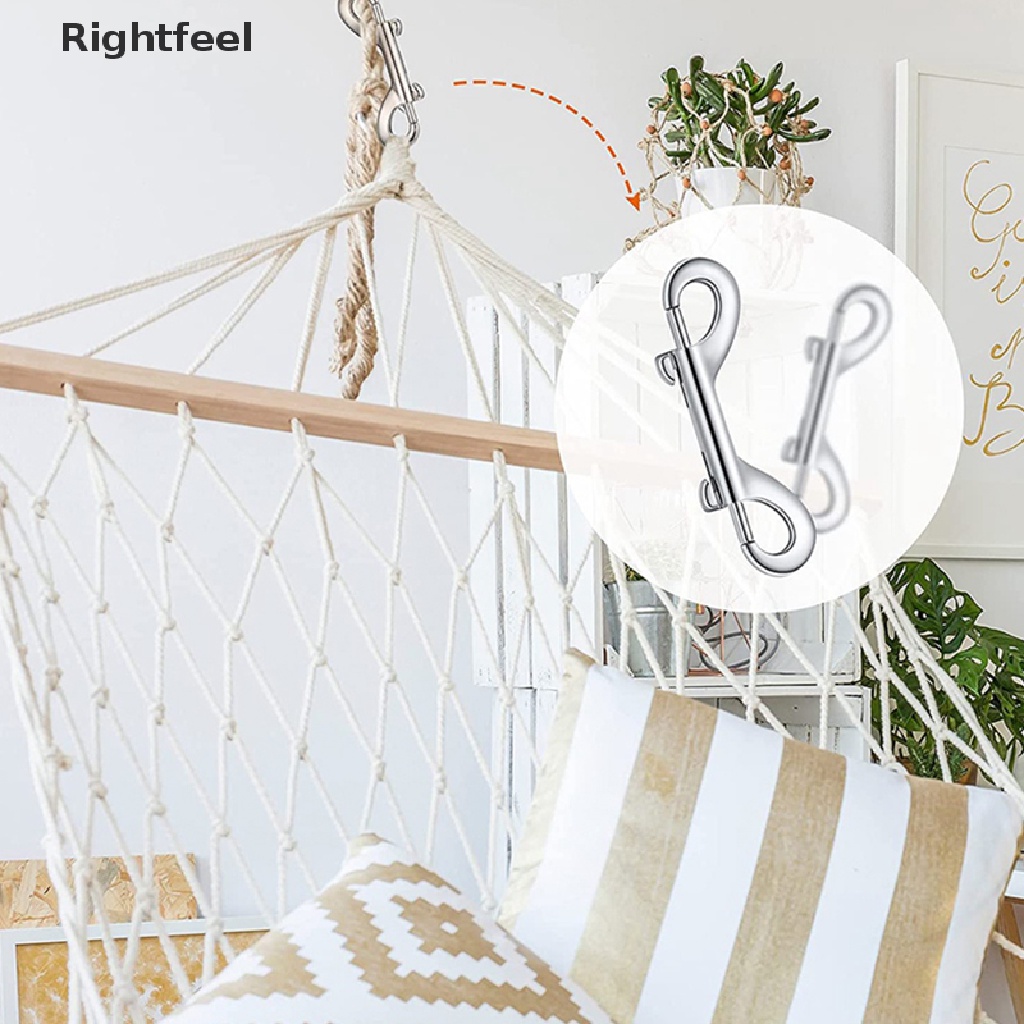 Rightfeel Kẹp Móc Dây Xích Hai Đầu Bằng Kim Loại Hạng Nặng Kích Hoạt Nặng Cho Tàu Thuyền