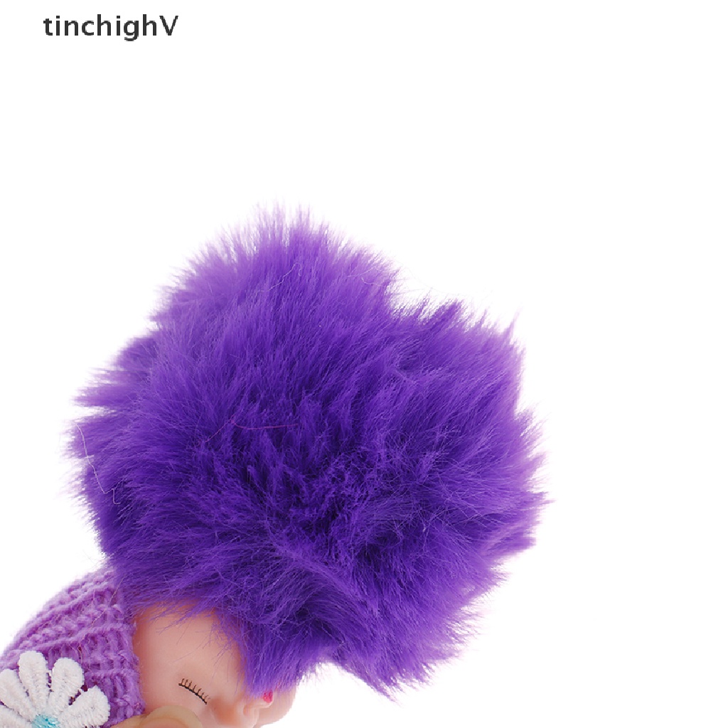 Móc Khóa Búp Bê Em Bé Đang Ngủ Nhồi Bông Dễ Thương