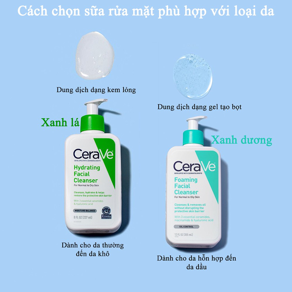 Sữa rửa mặt Cerave dịu nhẹ chính hãng - Skin.authentic | BigBuy360 - bigbuy360.vn