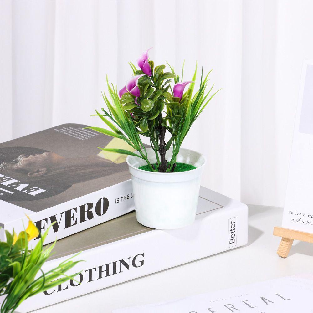 Chậu Hoa Lily Giả Dùng Trang Trí Sân Khấu Tiệc Tùng