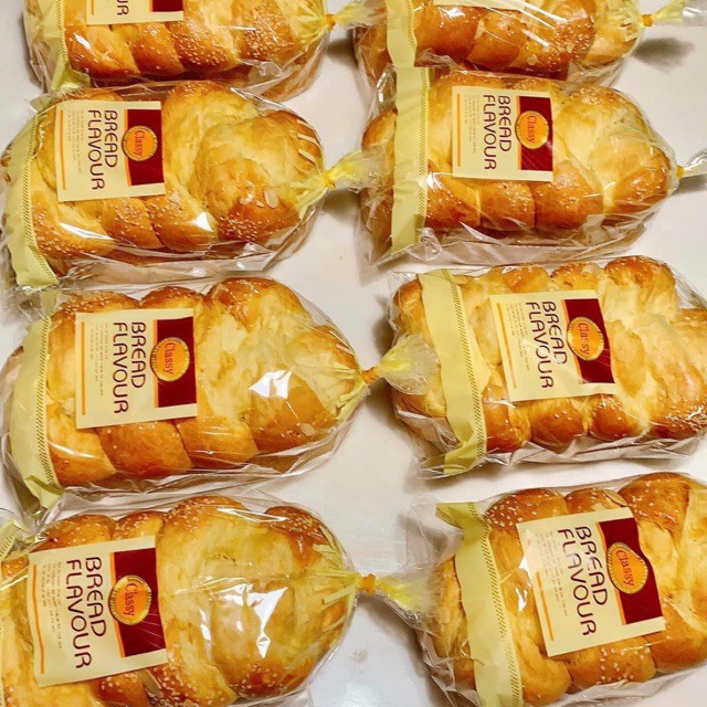 10 túi ni lông đựng bánh mì chữ BREAD FLAVOUR