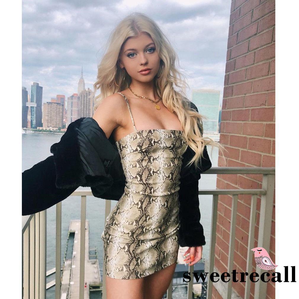 Đầm 2 dây họa tiết da báo kiểu dáng quyến rũ