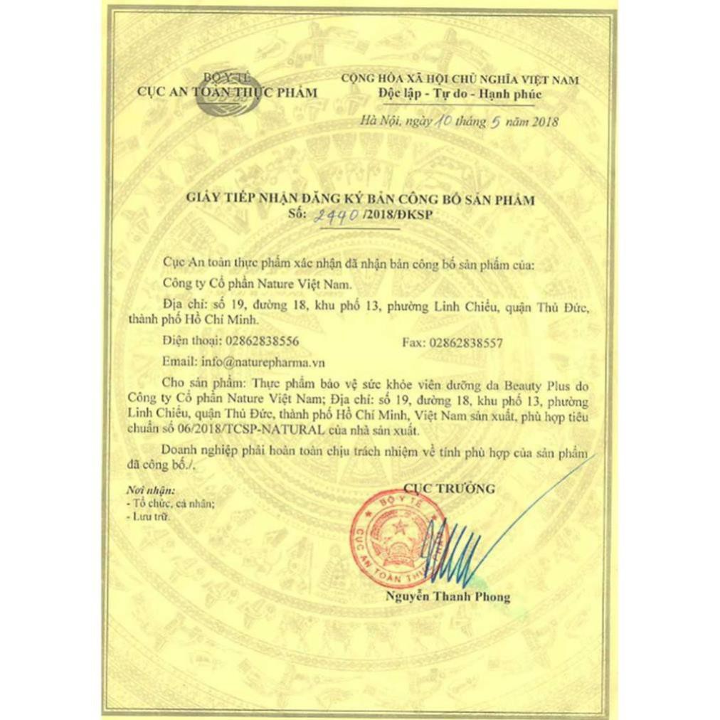 VIÊN UỐNG TRẮNG DA BEAUTY PLUS - GHB - CHÍNH HÃNG | BigBuy360 - bigbuy360.vn