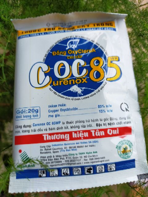 Thuốc phòng trừ nấm bệnh cốc 85 -20g