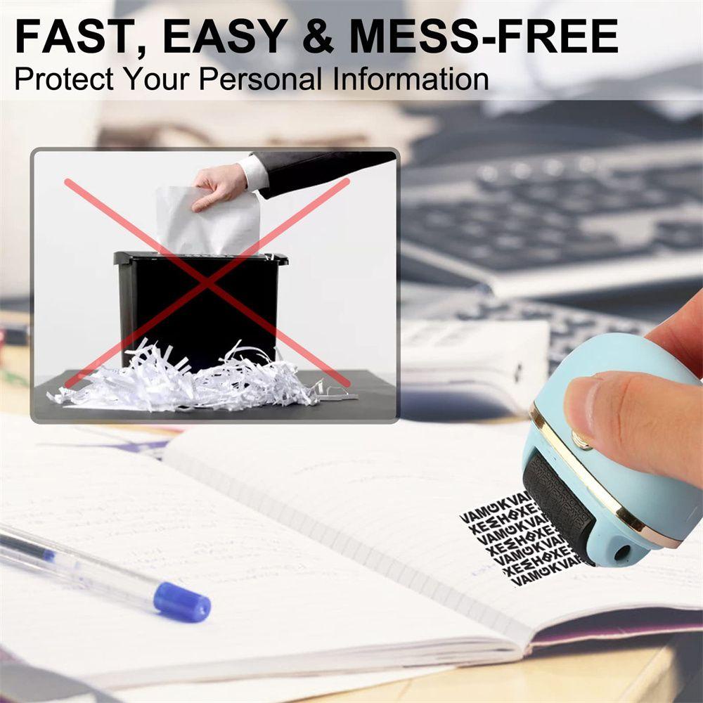 Dụng Cụ Con Lăn Đóng Dấu Thông Điệp Bảo Vệ Riêng Tư Đa Năng Chống Trộm Cho Địa Chỉ