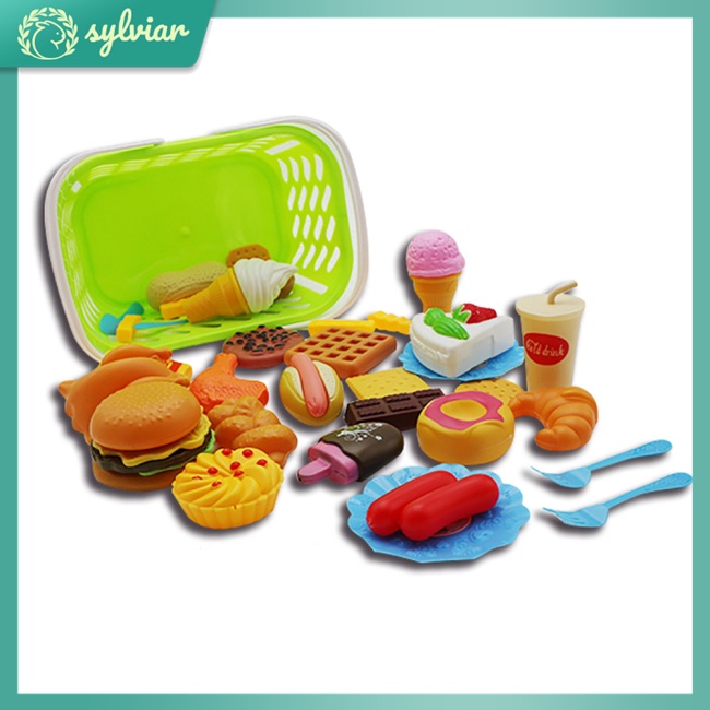 Đồ Chơi Thức Ăn Nhanh Mini Bằng Nhựa Hình Thức Ăn Nhanh Cho Bé