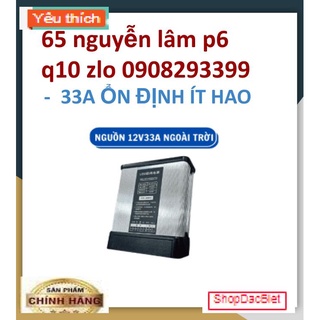 Nguồn tổng 12v 33a để mưa nắng dùng cho camera