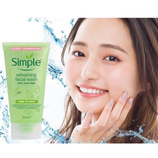 Sữa Rửa Mặt SIMPLE Kind To Skin Facial Wash Gel Dưỡng Ẩm và Kiềm Dầu 150ml | BigBuy360 - bigbuy360.vn