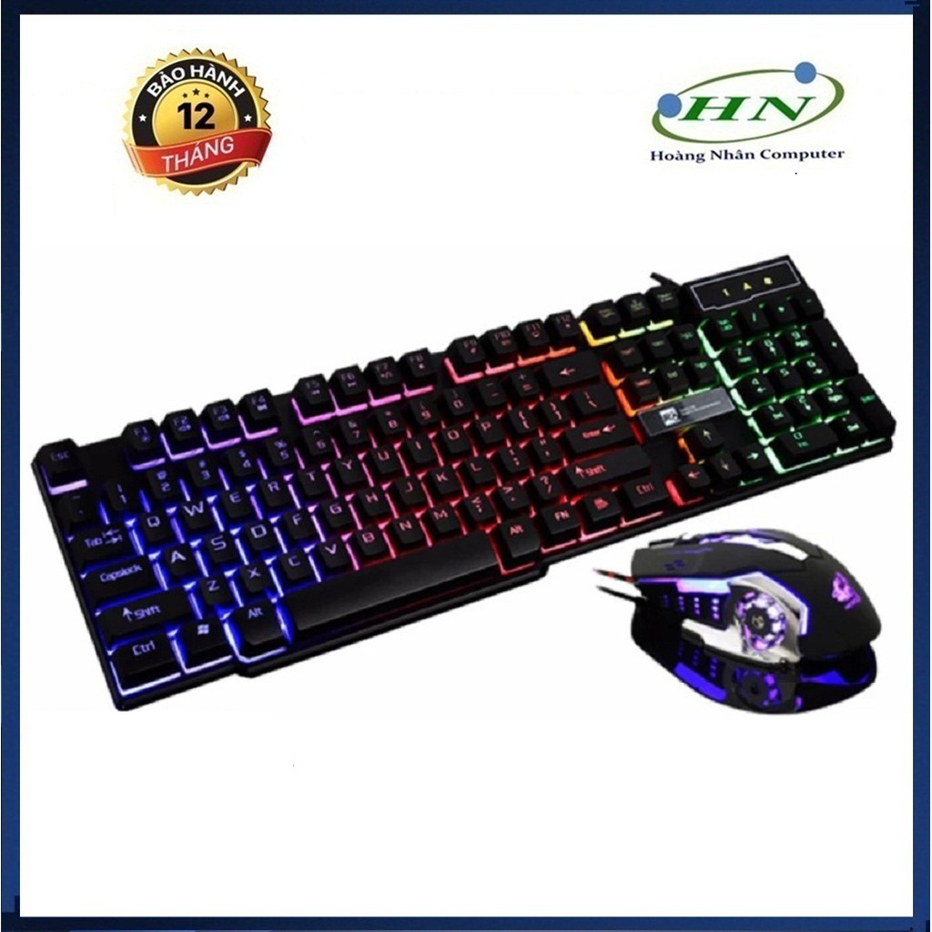 BỘ BÀN PHÍM GIẢ CƠ R8 1822 VÀ CHUỘT X9 LED ĐA MÀU GAME | BigBuy360 - bigbuy360.vn