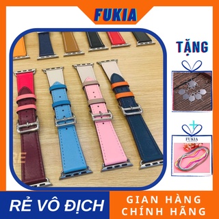 Dây da HMes Single dành cho Apple Watch đồng hồ thông minh iWatch Series 1/2/3/4/5/6/7/SE size 38/40/41/42/44/45mm