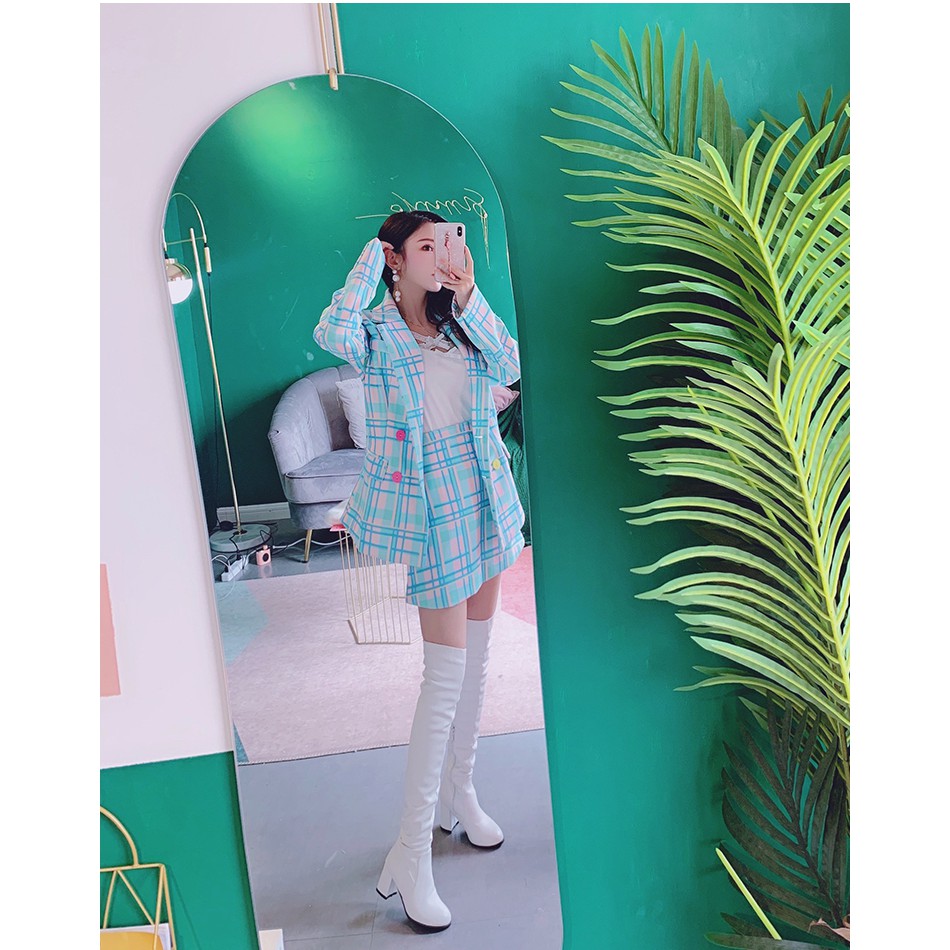 Sét bộ vest nữ mùa đông Emilyshop ulzzang