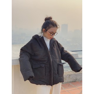 Áo khoác trần bông túi muji có mũ JB105 1994CLOSET