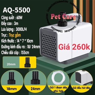 Bơm chìm trồng rau thủy canh aq-5500