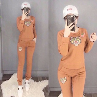 Đồ bộ mặc nhà thu đông da cá-ib chọn màu