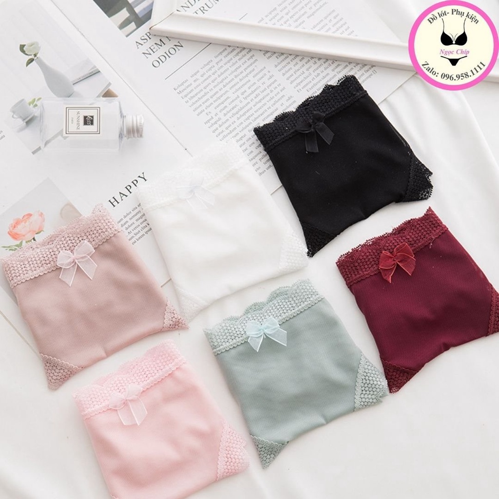 Quần lót nữ cao cấp,quần chip lưới viền ren siêu mỏng kháng khuẩn thoáng mát sexy nữ tính NĐ03