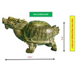 Tượng linh vật Rùa đầu rồng long quy bằng đồng thau
