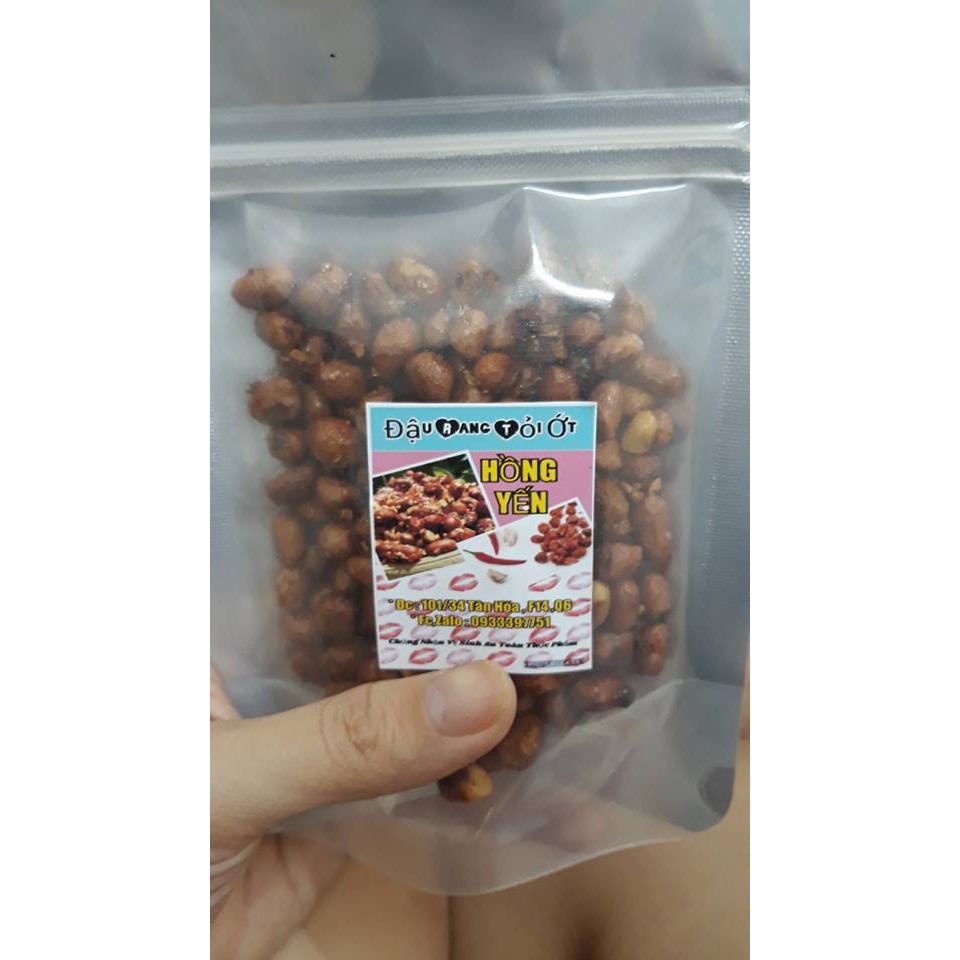 { TẶNG SON } Khi mua 2kg Đậu phộng Rang Tỏi Ớt nhà làm