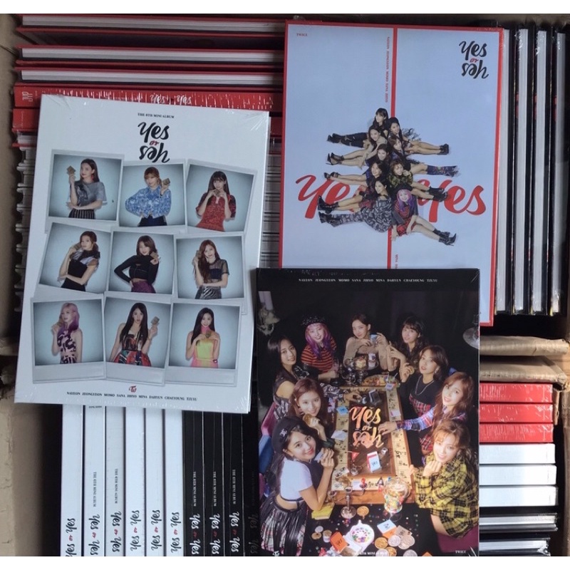 TWICE - bộ album nhạc Yes or Yes nguyên seal