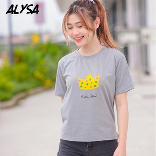 Áo thun nữ ALYSA crown form rộng