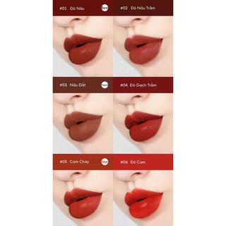 (Hàng có sẵn fullsize) Son kem lì Gilaa Long Wear Lip Cream