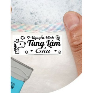 CON DẤU TÊN (DẤU+1 LỌ MỰC)