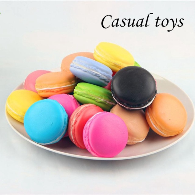 Đồ Chơi Squishy Hình Bánh Macaron 50 Dễ Thương