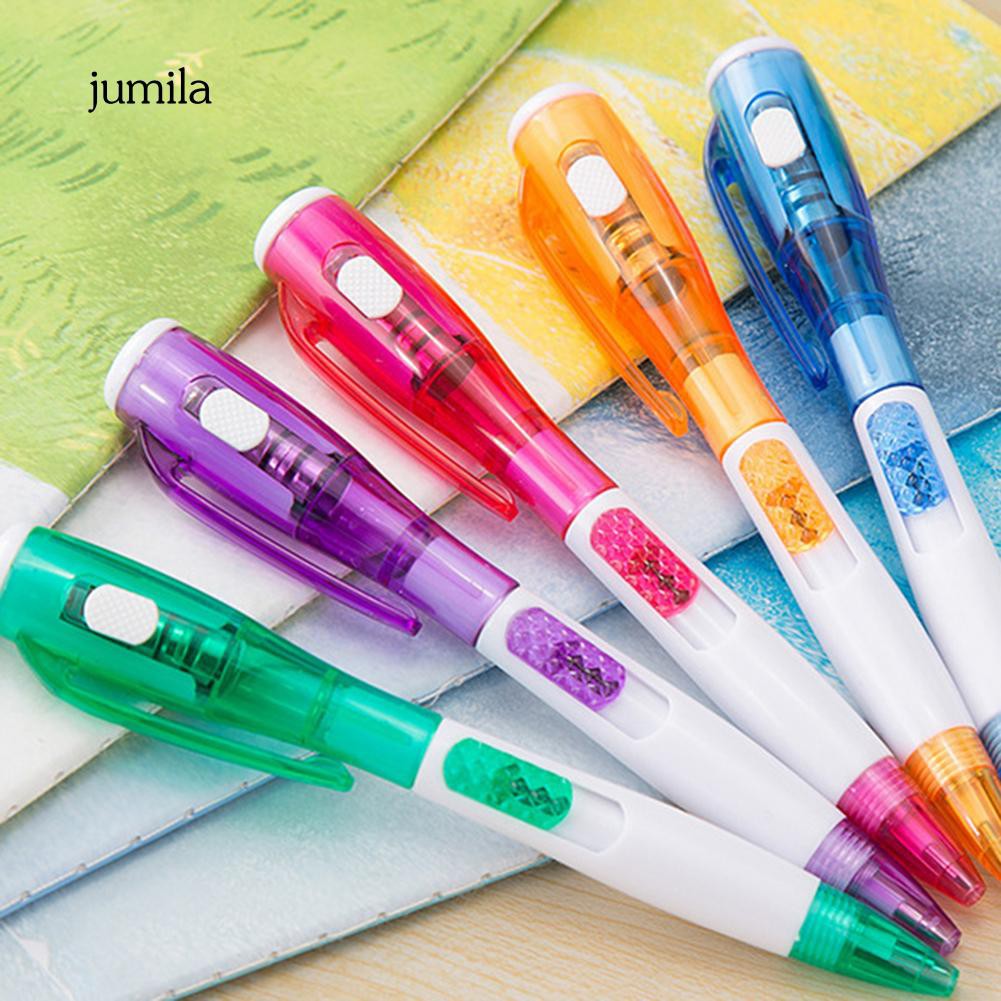 Bút bi mực xanh có đèn LED 2 trong 1 sáng tạo