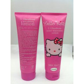 Kem dưỡng body make up trắng da Hello Kitty hồng