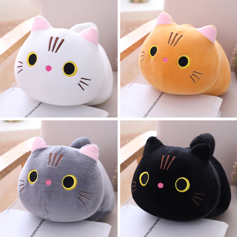 Thú Nhồi Bông Hình Mèo Hoạt Hình Xinh Xắn Đáng Yêu