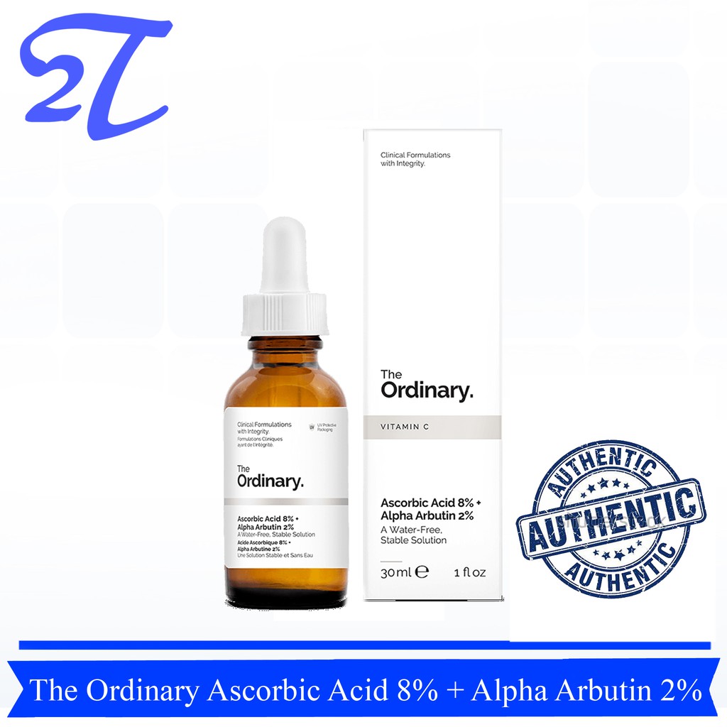 Tinh chất Đều Màu Da Mờ Thâm Nám The Ordinary Ascorbic Acid 8% + Alpha Arbutin 2% 30ml Serum