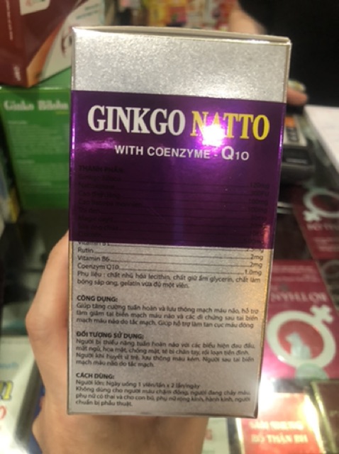 Viên Uống Bổ não Ginkgo Natto with Coenzyme Q10