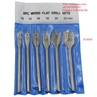 Bộ 6 mũi khoét đuôi cá chuyên dụng