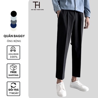 Quần âu nam BATIR ống côn vải lụa co giãn,quần tây nam 4 màu thời trang cao cấp