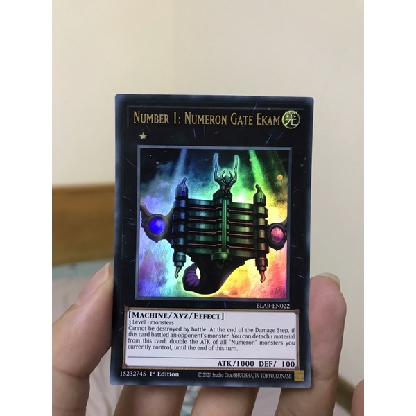 Thẻ bài Yugioh Number 1: Numeron Gate Ekam