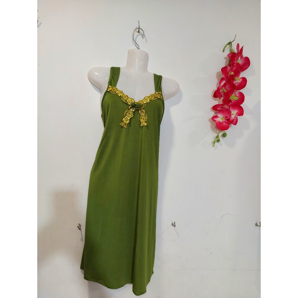 Đầm Ngủ Hai Dây Thun Lạnh Sexy Tôn Dáng &lt; 65kg