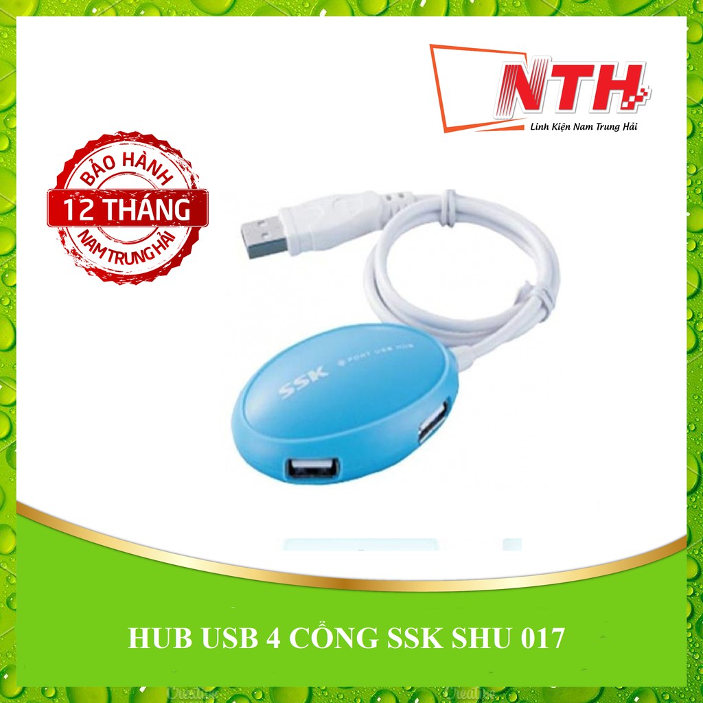 HUB USB 4 CỔNG SSK SHU 017