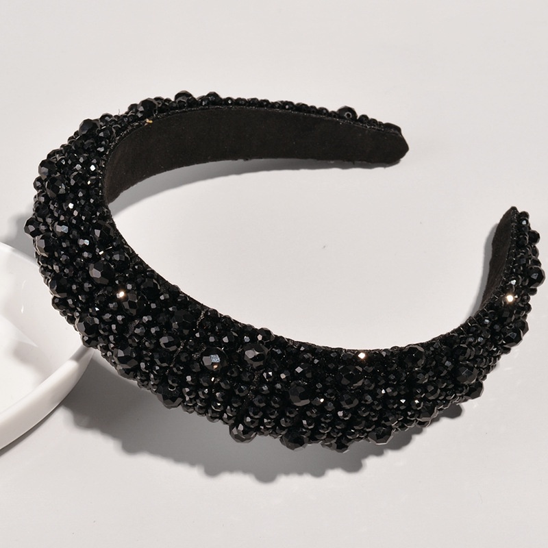 Băng Đô Cài Tóc Đính Đá Nhiều Màu Sắc Lấp Lánh Sang Trọng Cho Cô Dâu