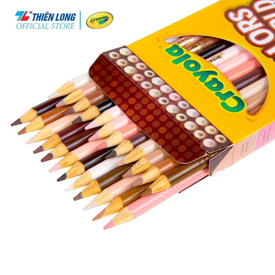 Hộp 24 cây chì màu Crayola World Skin Tone