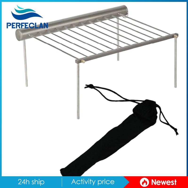 Vỉ Nướng BBQ Bằng Thép Không Gỉ Tiện Dụng Khi Đi Cắm Trại