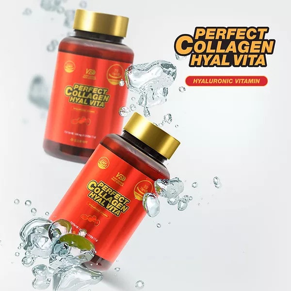 [Perfect Collagen Hyal Vita] Viên Uống Bổ Sung Collagen - 120 Viên